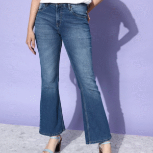 Roadster Casual Solid Blue Jeans for Women