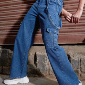 Sassafras Casual Solid Blue Jeans for Women