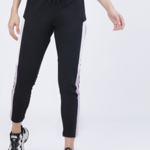Tokyo Talkies Solid Slim-Fit Track Pants For Women