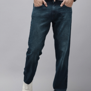 Spykar Straight Fit Light Fade Stretchable Jeans For Men