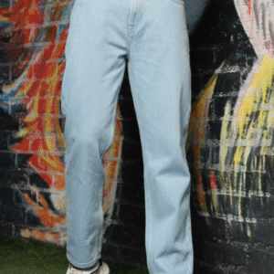 Here & Now Loose Relaxed Fit Pure Cotton Jeans For Men