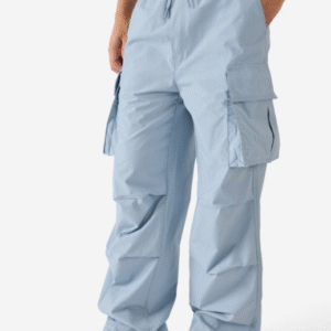The Souled Store Loose Fit Mid-Rise Cargos Trousers For Men
