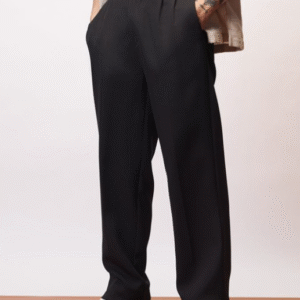 Freakins Straight Fit Pleated Trousers For Men