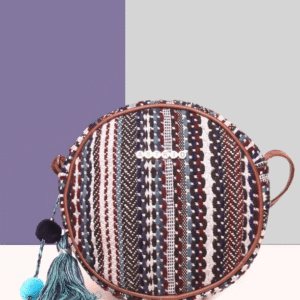 Astrid Casual Textile Fabric Textured Multicolour Hand Bag for Women