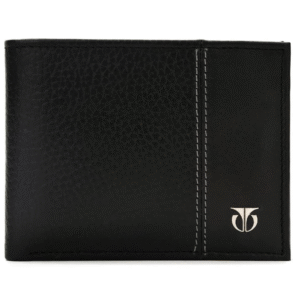 Titan Everyday Carry Textured Black Two Fold Wallet for Men