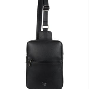 Baggit Casual PU Textured Black Wallet for Men