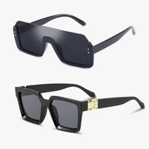 Creek Retro Squared UV Protected Unisex Purple Sunglasses