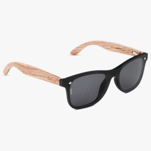 Eyewearlabs OKNO Polarized Full Rim Wooden Rectangular Branded Stylish Sunglasses For Men