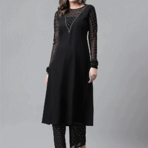 Fiorra Crepe Kurta Palazzo Set For Women