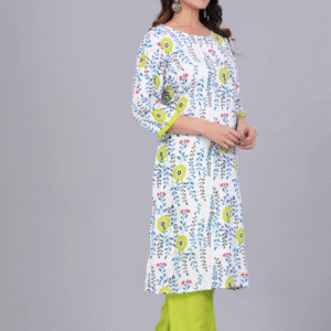 Retrofab Viscose Rayon Kurta Set For Women