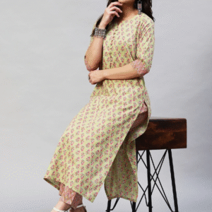 Gosriki Straight Kurta Set For Women