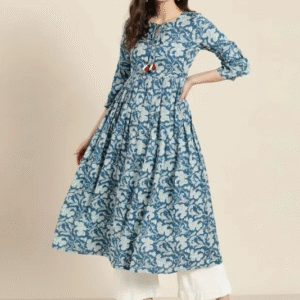 Bhawanaprint Cotton Rayon Kurta Set For Women