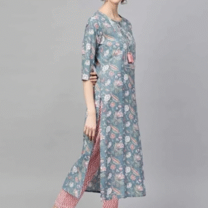 DCG Creation Cotton Rayon Kurta Pant Set For Women