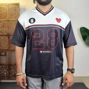 The Souled Store Official Mickey Mouse: Slam Dunk Oversized Fit T-shirt For Men