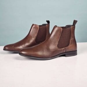 Thomas Crick Leather Chelsea Boots For Men