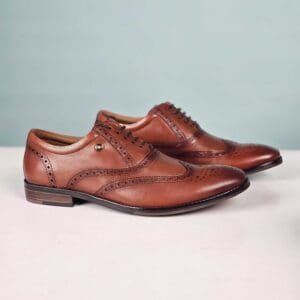 Louis Philippe Leather Formal Brogues For Men