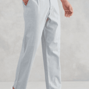 Fabindia Solid Straight Fit Mid-Rise Casual Chinos Trouser For Men