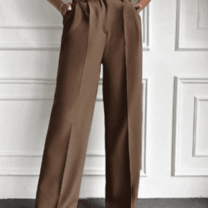 BROADSTAR Pleated Korean Formal Trousers For Women