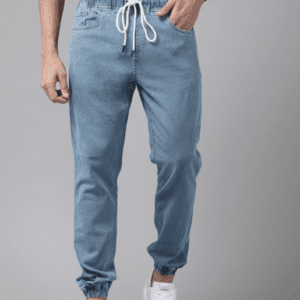 Roadster Blue Stretchable Jogger Jeans For Men