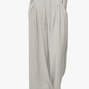 GRECIILOOKS High Waist Polycotton Trousers for Women