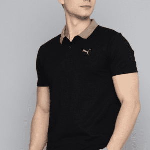 Puma ESS ELEVATED Slim Fit Polo Collar T-shirt For Men
