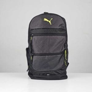 PUMA Formal Solid Black Polyester 21L Water-Resistant Backpack