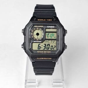 Casio Youth Series Digital Black Dial Watch For Men