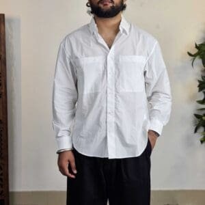 H&M Loose Fit Poplin Shirt For Men