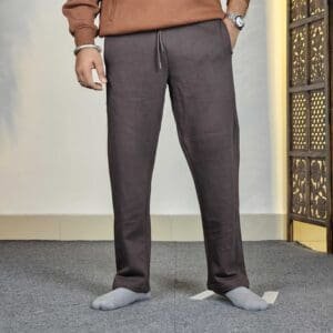 XYXX Solid Brown IntelliSmooth Pulse Relaxed Sweatpants For Men