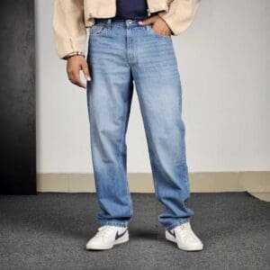 Red Tape Mid-Rise Baggy Fit Jeans For Men