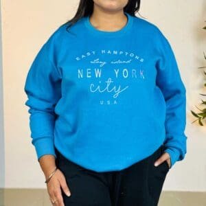 MACK JONNEY Full Sleeve Printed Sweatshirt For Women