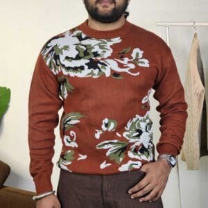 Jack & Jones Round Neck Cotton Pullover For Men