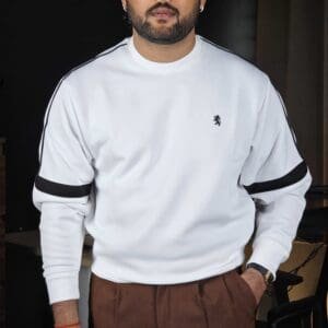 Red Tape Colourblocked Sweatshirt For Men