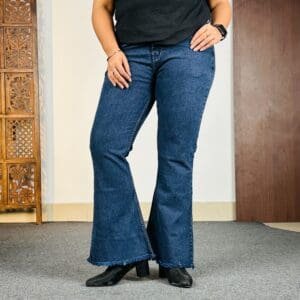 DressBerry Bootcut High-Rise Light Fade Stretchable Jeans For Women