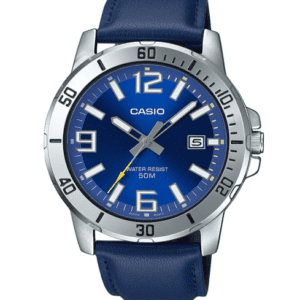 Casio Enticer Analog Blue Dial Watch For Men