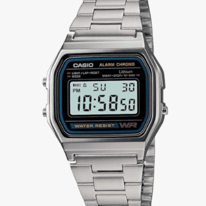 Casio Vintage A-158WA-1Q Digital Grey Dial Unisex Watch