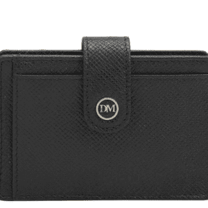 Da Milano Every Day Carry Leather Solid Black Wallet for Men