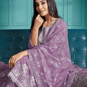 Royal Export Embroidered Kurta, Trouser/Pant & Dupatta Set For Women