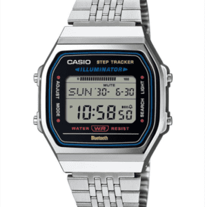 Casio Stainless Steel Cuff Straps Digital Chronograph Watch For Men