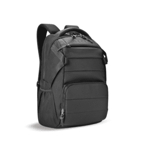 Gear Casual Solid Black Polyester Water Resistant 26L Backpack