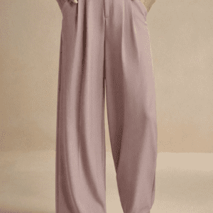 Kotty Relaxed Fit High-Rise Formal Trousers For Women
