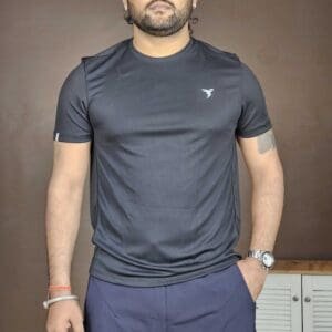 Technosport Antimicrobial Slim Fit Training or Gym T-shirt For Men