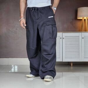 Bonkers Corner Wide-Leg Cargos Trouser For Men
