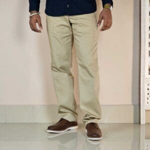 Van Heusen Slim Fit Pleated Formal Trousers For Men