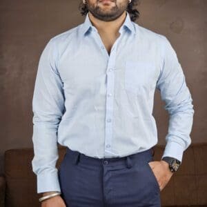 Amazon Brand - Symbol Cotton Rich Formal Shirt For Men