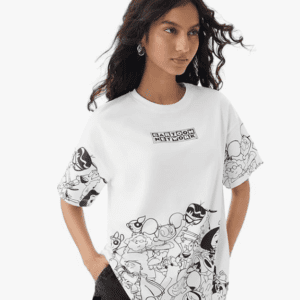 The Souled Store Cartoon Network: 90's Fave Oversized T-Shirt For Women