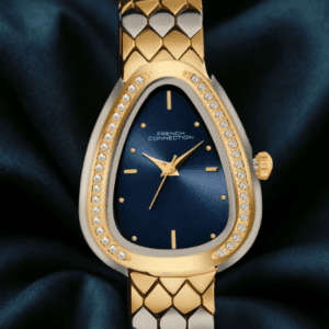 French Connection Blue Sunray Dial Analog Watch for Women's