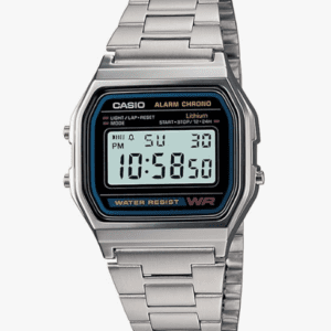 Casio Vintage A-158WA-1Q Digital Grey Dial Watch For Women