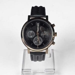 Fastrack Casual Black Quartz Watch for Men with 2 Years Warranty and 50 Meter Water Resistance