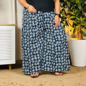 TQC Printed Cotton Palazzo Pants For Women